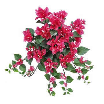 Konstgjord hängande bougainvillea JAMILAH på stödpinne, crossdoor, cerise, 50cm Konstgjord hängande bougainvillea JAMILAH på stödpinne, crossdoor, cerise, 50cm