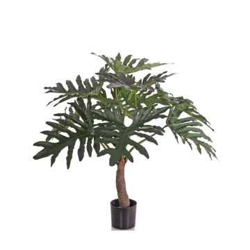 Konstgjord växt Philodendron Selloum DONIS, konstgjord stam, 80cm