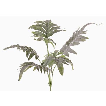 Konstgjord guldprickig ormbunke BROMIA på stickpinne, grön, 70cm