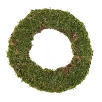 Naturlig mosskrans DIOTIMA, grön, Ø30cm Naturlig mosskrans DIOTIMA, grön, Ø30cm