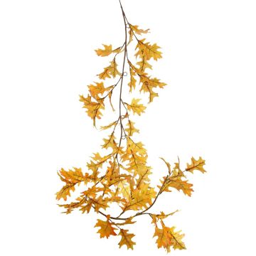 Konstgjord ekgirland ERASMIA, gul-orange, 180cm Konstgjord ekgirland ERASMIA, gul-orange, 180cm