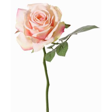 Konstgjord ros NIKOLETA, rosa-krämfärgad, 30cm, Ø12cm Konstgjord ros NIKOLETA, rosa-krämfärgad, 30cm, Ø12cm