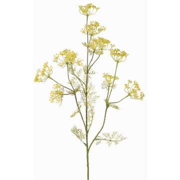 Konstgjord dillkvist WINCENT med blommor, gul, 80cm, Ø5-7cm Konstgjord dillkvist WINCENT med blommor, gul, 80cm, Ø5-7cm