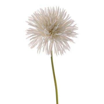 Konstgjord krysantemum NANDITA, vit, 60cm, Ø15cm