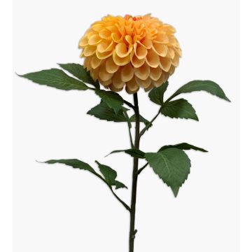 Textilblomma pompondahlia MILEYA, gul, 75cm, Ø12cm Textilblomma pompondahlia MILEYA, gul, 75cm, Ø12cm