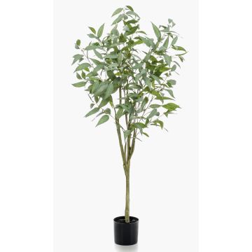 Konstgjord eukalyptusträd ILONKA, konststam, grön, 150cm