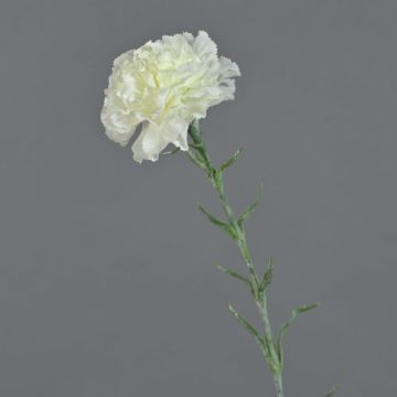 Konstgjord nejlika NIRUSHA, vit, 65cm, Ø9cm Konstgjord nejlika NIRUSHA, vit, 65cm, Ø9cm