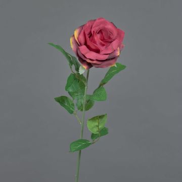 Konstblomma ros PEZOS, vinröd, 60cm, Ø10cm