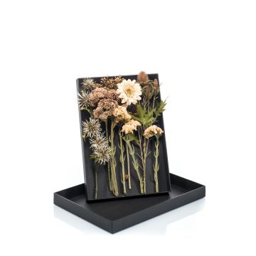 Konstgjord blomsterbukett att binda själv JADEA i presentask, beige-krämfärgad, 30cm, Ø18cm Konstgjord blomsterbukett att binda själv JADEA i presentask, beige-krämfärgad, 30cm, Ø18cm