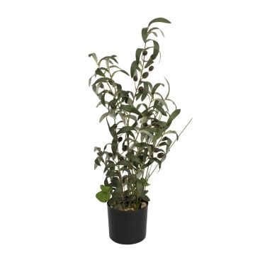 Konstgjord olivbuske LEANDRU med frukter, grön, 70cm Konstgjord olivbuske LEANDRU med frukter, grön, 70cm