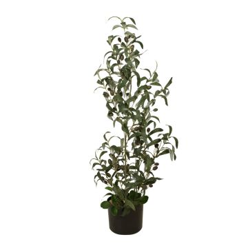 Konstgjord olivbuske LEANDRU med frukter, grön, 90cm Konstgjord olivbuske LEANDRU med frukter, grön, 90cm