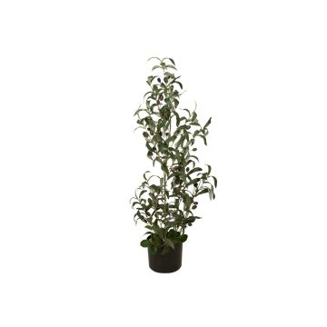 Konstgjord olivbuske LEANDRU med frukter, grön, 90cm Konstgjord olivbuske LEANDRU med frukter, grön, 90cm