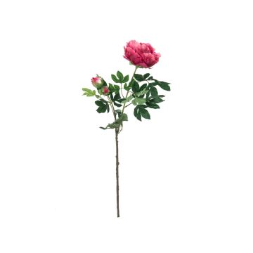 Textilblomma, pion DARISA, mörkrosa, mörka cerise, 100cm Textilblomma, pion DARISA, mörkrosa, mörka cerise, 100cm