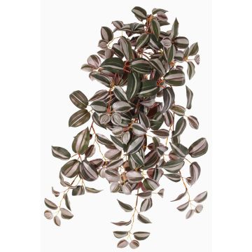 Konstgjord Tradescantia Zebrina KALANI, på stödpinne, svårantändlig, grön-vit, 55cm Konstgjord Tradescantia Zebrina KALANI, på stödpinne, svårantändlig, grön-vit, 55cm