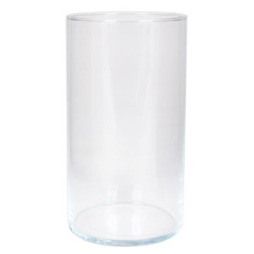 Cylindrisk blomvas SANNY i glas, klar, 29,5cm, Ø15,8cm