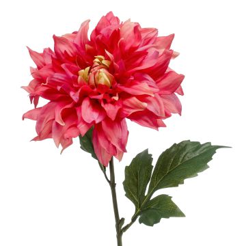 Konstgjord dahlia NATSU, cerise-rosa, 60cm, Ø17cm