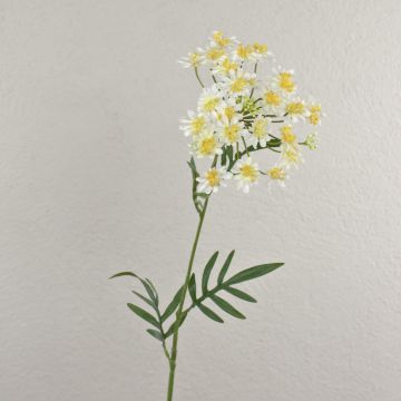 Konstgjord dillblomma AMLA, krämgul, 75cm, Ø15cm