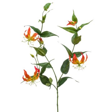Stor konstblomma Gloriosa WARIS, orange-gul, 120cm Stor konstblomma Gloriosa WARIS, orange-gul, 120cm