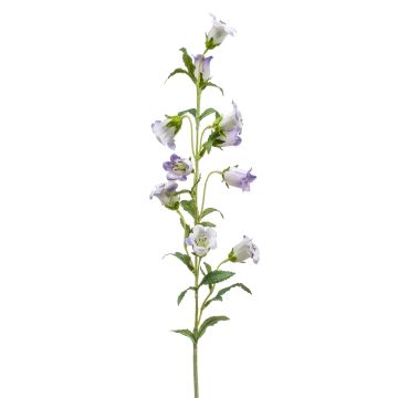 Dekorativ konstblomma, klockblomma AIMI, ljuslila-vit, 90cm, Ø3-5cm Dekorativ konstblomma, klockblomma AIMI, ljuslila-vit, 90cm, Ø3-5cm