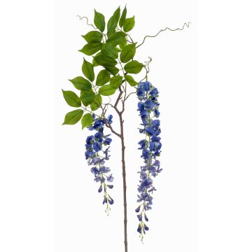 Stor konstblomma, blåregn, gren NISSRINE med blommor, blå, 145cm