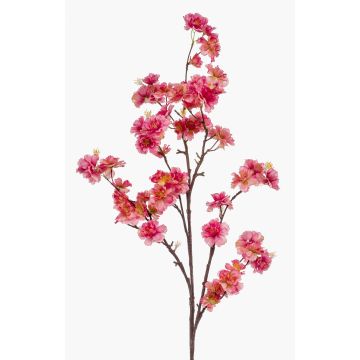 Stor konstgjord blomma, körsbärsblomgren GIMA med blommor, cerise, 120cm Stor konstgjord blomma, körsbärsblomgren GIMA med blommor, cerise, 120cm