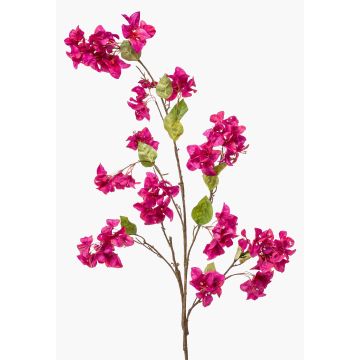 Dekorativ kvist med treblommig blomma MIKKI med blommor, cerise, 130cm Dekorativ kvist med treblommig blomma MIKKI med blommor, cerise, 130cm