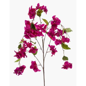 Dekorativ kvist med treblommig blomma MIKKI med blommor, cerise, 120cm Dekorativ kvist med treblommig blomma MIKKI med blommor, cerise, 120cm