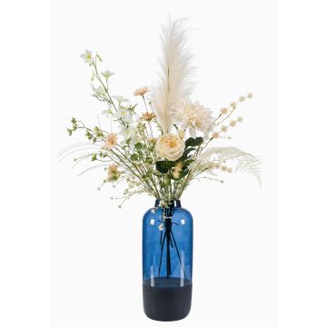 Konstgjord blomsterbukett FEME, aprikos-kräm, 95cm, Ø60cm Konstgjord blomsterbukett FEME, aprikos-kräm, 95cm, Ø60cm