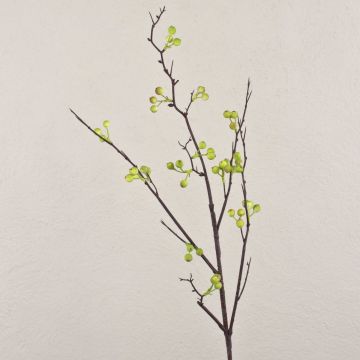 Konstgjord bärgren LEERDIK med frukter, grön, 100cm Konstgjord bärgren LEERDIK med frukter, grön, 100cm