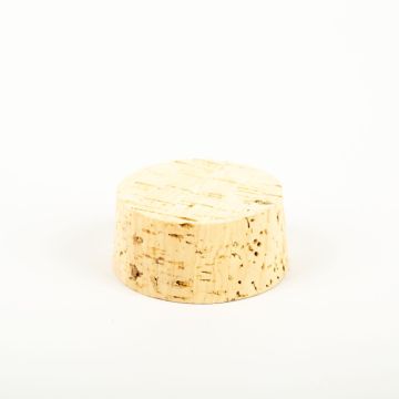 Fatpropp ALMEDA av naturkork, ljus, 3cm, Ø6/6,5cm