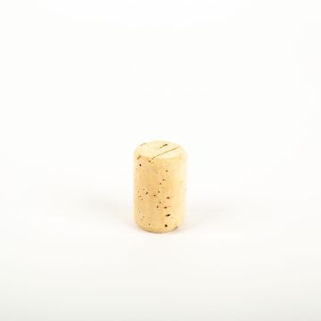 Naturkork JAKOBA, räfflad på båda sidor, ljus, 4cm, Ø2,6cm