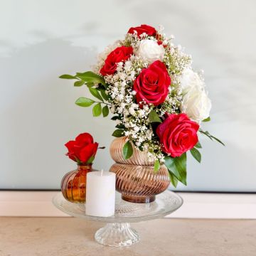 Sweet Roses - personlig bröllopsbukett - kundönskemål från Ronald