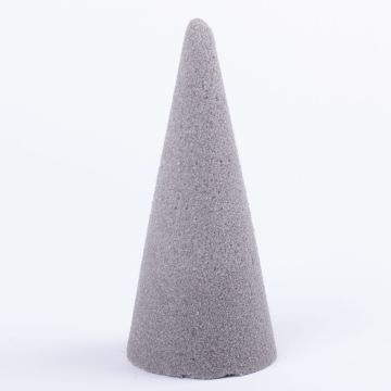 ®mosy stiftskum, kon ZOILA för konstblommor, grå, 18cm, Ø8cm ®mosy stiftskum, kon ZOILA för konstblommor, grå, 18cm, Ø8cm