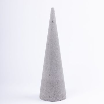 ®mosy Floral foam cone ZOILA for artificial flowers, grey, 16"/40cm, Ø4.7"/12cm ®mosy Floral foam cone ZOILA for artificial flowers, grey, 16"/40cm, Ø4.7"/12cm