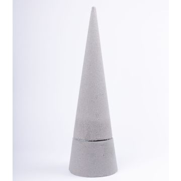 ®mosy blomsterfoamkon ZOILA för konstblommor, grå, 50cm, Ø16cm ®mosy blomsterfoamkon ZOILA för konstblommor, grå, 50cm, Ø16cm