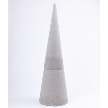 ®mosy blomsterfoamkon ZOILA för konstblommor, grå, 60cm, Ø19cm ®mosy blomsterfoamkon ZOILA för konstblommor, grå, 60cm, Ø19cm