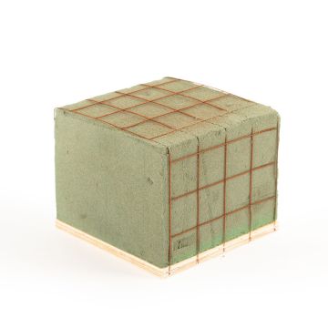 ®mosy Ökodur stifteskum för sorgfloristik SERLO med trådnät, underlag av naturträ, grönt, 11x11x9cm ®mosy Ökodur stifteskum för sorgfloristik SERLO med trådnät, underlag av naturträ, grönt, 11x11x9cm