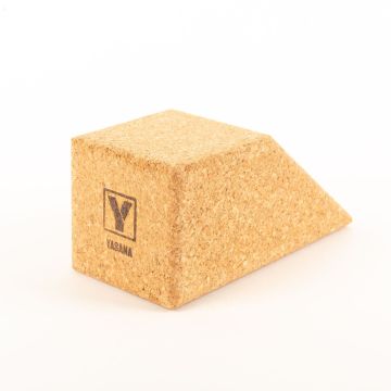 Yogakil i kork ARIELA av pressad kork, natur, 21x10x10cm Yogakil i kork ARIELA av pressad kork, natur, 21x10x10cm