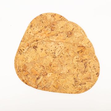 Ovalt underlägg i kork YEMINA, 4 st, natur-svart, 44x28,5x0,3cm Ovalt underlägg i kork YEMINA, 4 st, natur-svart, 44x28,5x0,3cm