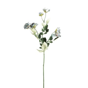 Konstgjord vildrosgren FOSETTA, Eco Collection, grå-ljusblå, 70cm, Ø3-5cm Konstgjord vildrosgren FOSETTA, Eco Collection, grå-ljusblå, 70cm, Ø3-5cm