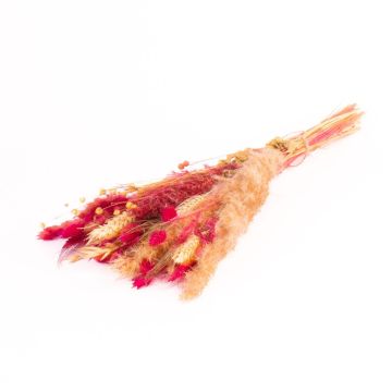 Torkad bukett DILIANE, cerise-naturfärgad, 50cm, Ø15cm Torkad bukett DILIANE, cerise-naturfärgad, 50cm, Ø15cm