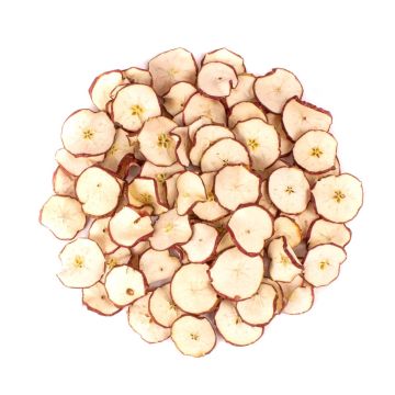 Torkade äppelskivor GERHILD, röda, Ø4-6cm, 200g Torkade äppelskivor GERHILD, röda, Ø4-6cm, 200g