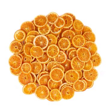Torkade apelsinskivor ELLIDA, orange, Ø4-6cm, 250g