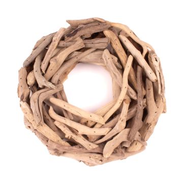 Naturdekoration krans av drivved LAURIN, naturfärgad, 50cm Naturdekoration krans av drivved LAURIN, naturfärgad, 50cm
