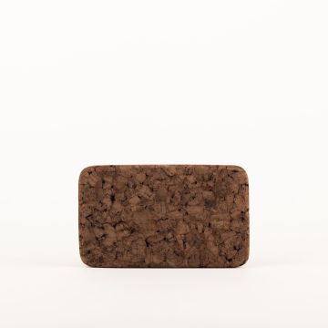 Rektangulär pressad korkunderlägg MANARA, mörk, 20x10x1,8cm Rektangulär pressad korkunderlägg MANARA, mörk, 20x10x1,8cm