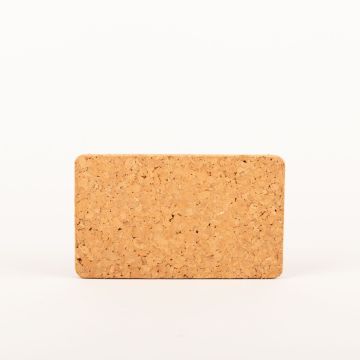 Rektangulär pressad korkunderlägg MANARA, natur, 20x12x1,5cm Rektangulär pressad korkunderlägg MANARA, natur, 20x12x1,5cm