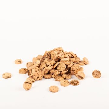 Små dekorativa korkskivor FAMA, naturfärgade, 0,6cm, Ø2,6cm, 100g Små dekorativa korkskivor FAMA, naturfärgade, 0,6cm, Ø2,6cm, 100g