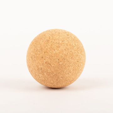 Korkkula MEDORA av presskork, natur, Ø5,8cm