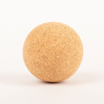 Korkboll MEDORA av presskork, natur, Ø6,5cm
