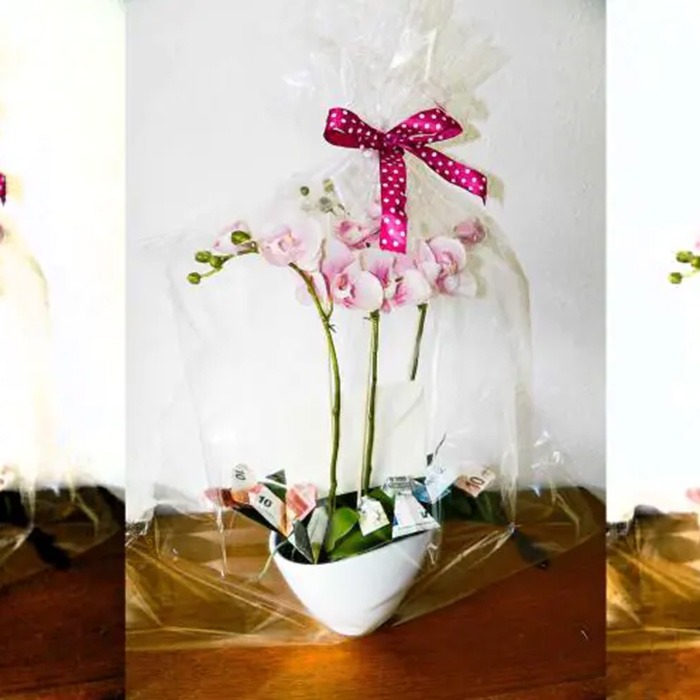 Konstblommor som presentidé